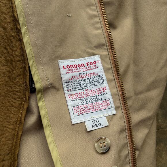 Vintage London Fog Fur Lined Jacket - Picture 5 of 7